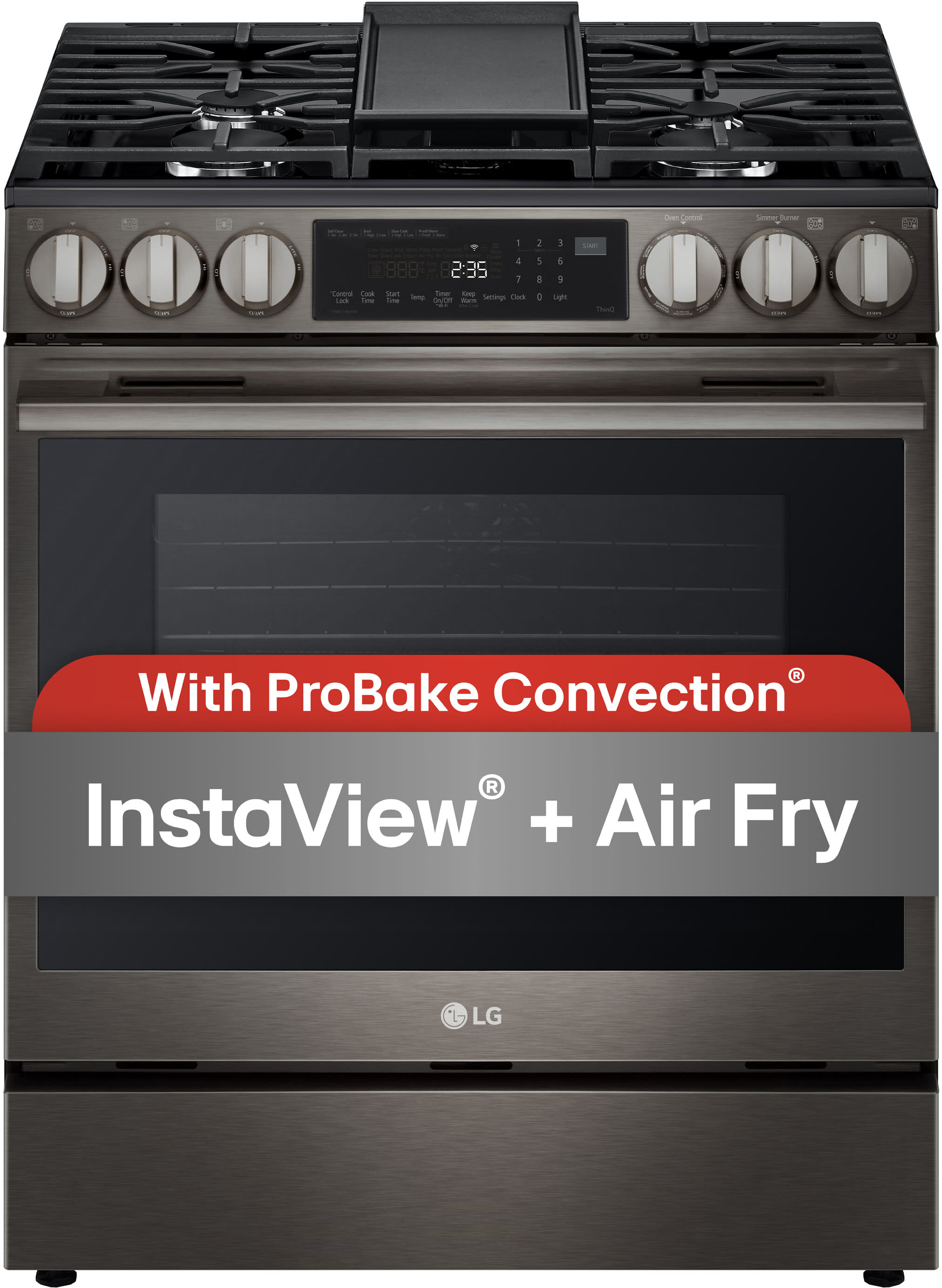 30 Inch Smart Slide-in Gas Range