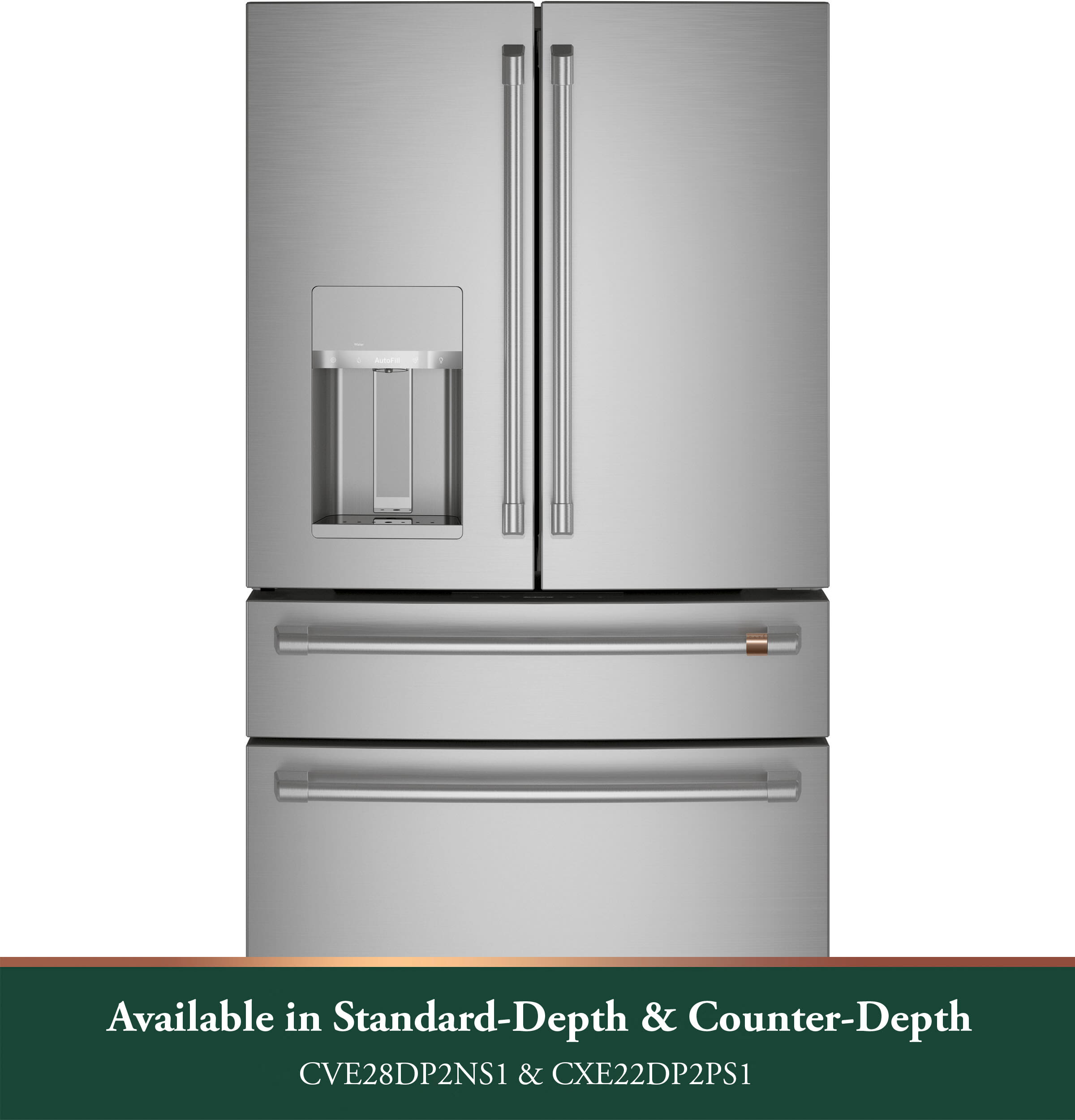 36 Inch 4-Door French-Door Smart Refrigerator
