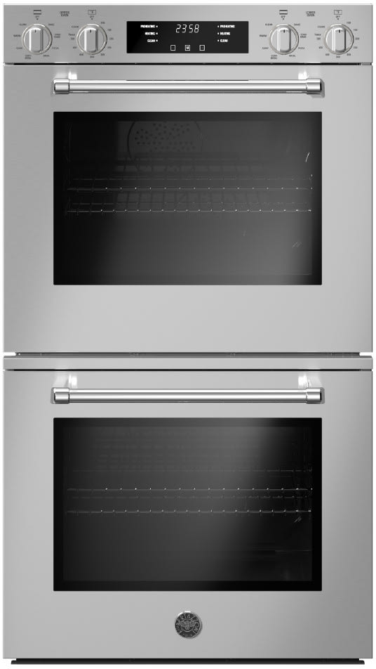 Bertazzoni Mast30fdexv 30 Inch Double Electric Wall Oven With 8 2 Cu Ft Total Capacity Dual Diagonal Convection Self Cleaning And Led Touch Interface