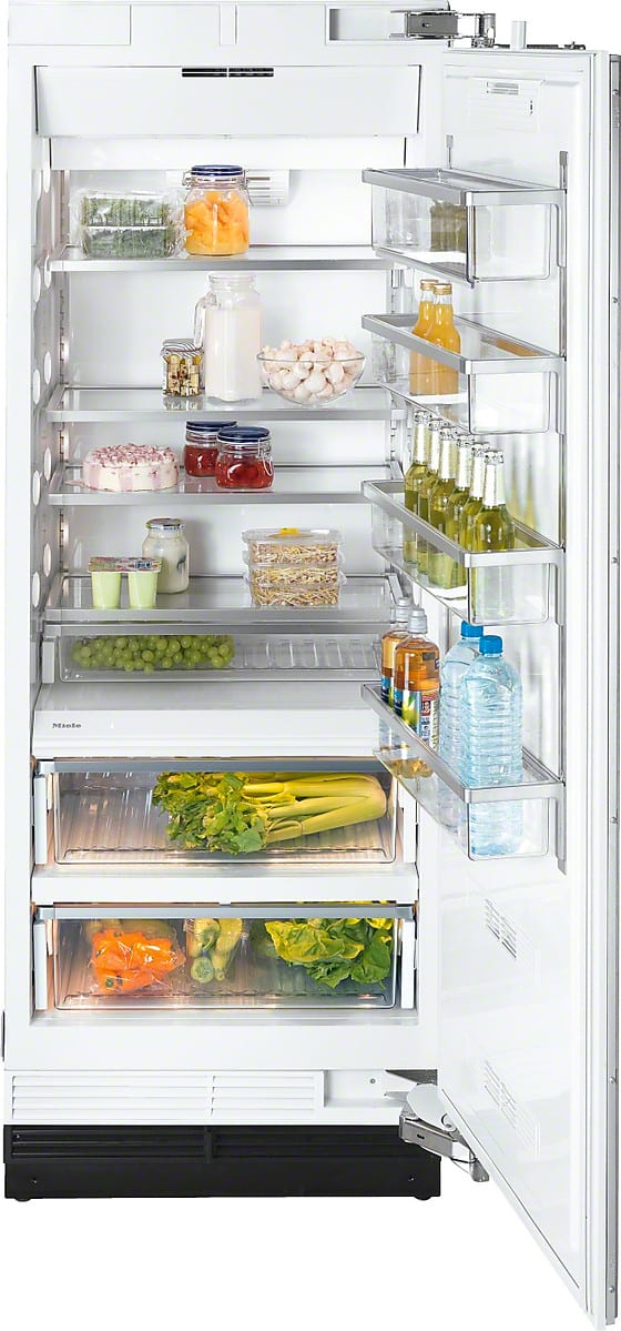 Miele K1803vi 30 Inch Refrigerator Column With 15 9 Cu Ft Capacity Spillproof Glass Shelving Humidity Controlled Mastercool Drawers Supercool Remotevision Capable Fullview Extendable Storage Drawers And Energy Star Panel Ready Right Hinge Door