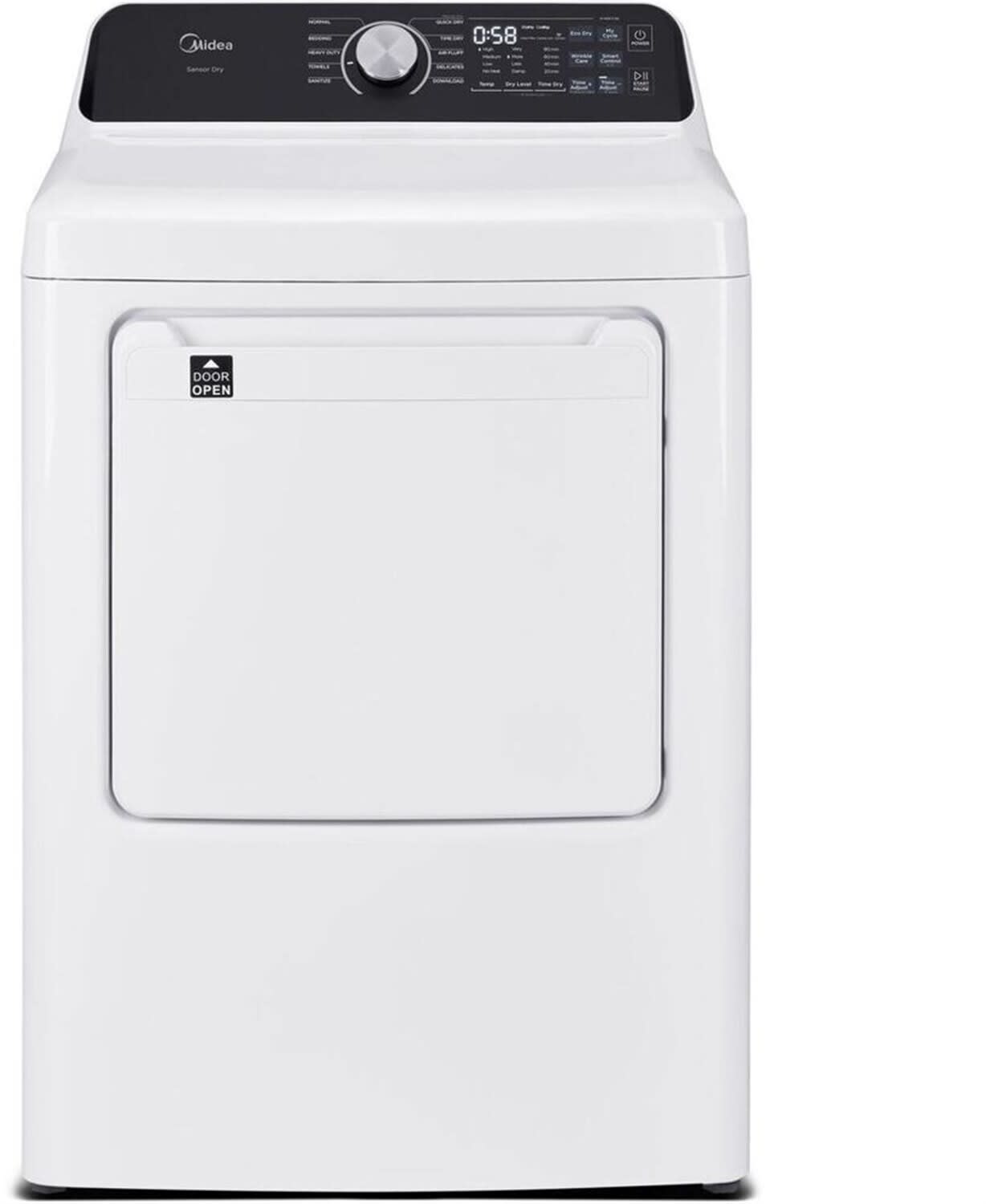 Midea MLTW45M4BWW 27 Inch Top Load Smart Washer with 4.5 cu. ft