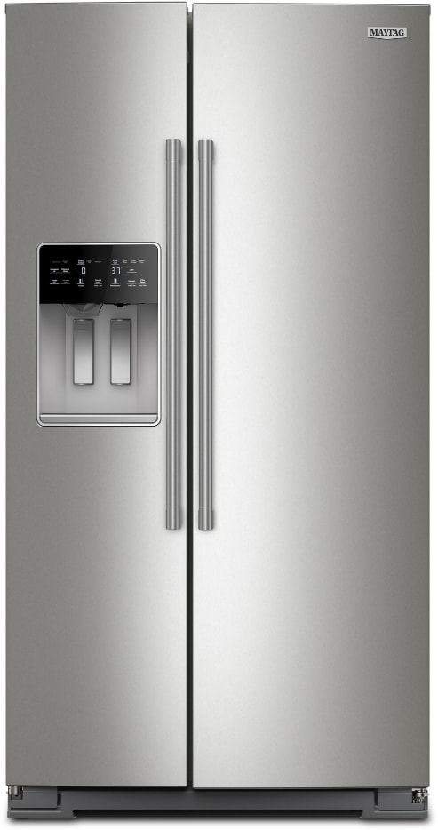 Whirlpool 36 in. Wide Side-by-Side Counter Depth Refrigerator in Stainless Steel 20 cu. ft. on Fridge.com