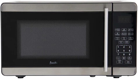Microwave Oven 0.7 Cu ft 700 W Compact Countertop Black Stainless Steel  Kitchen