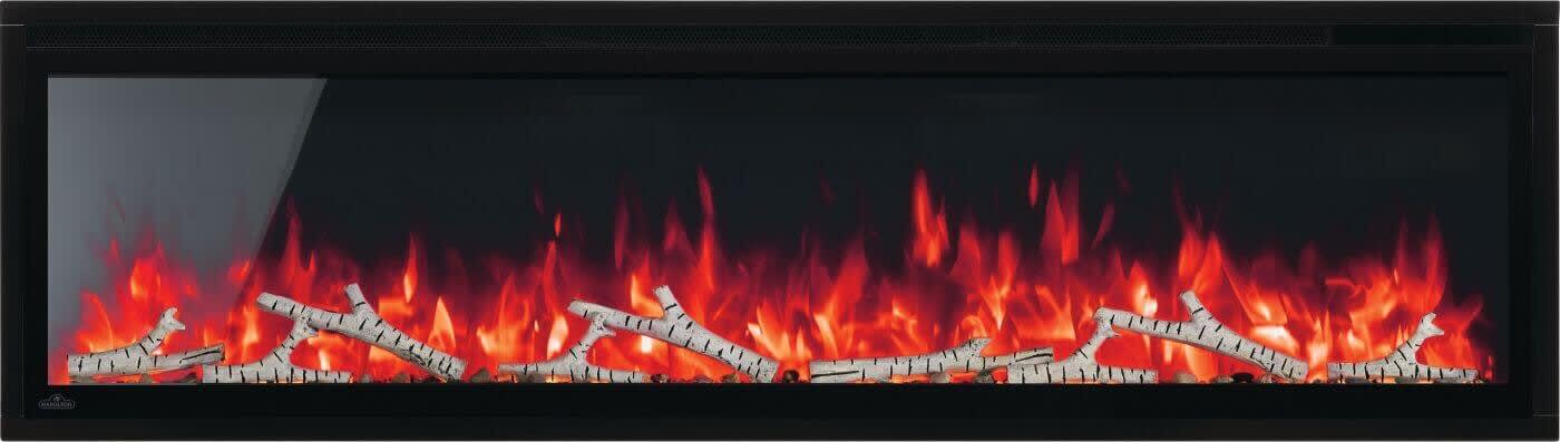60 Inch Entice™ Wall Hanging Electric Fireplace wi