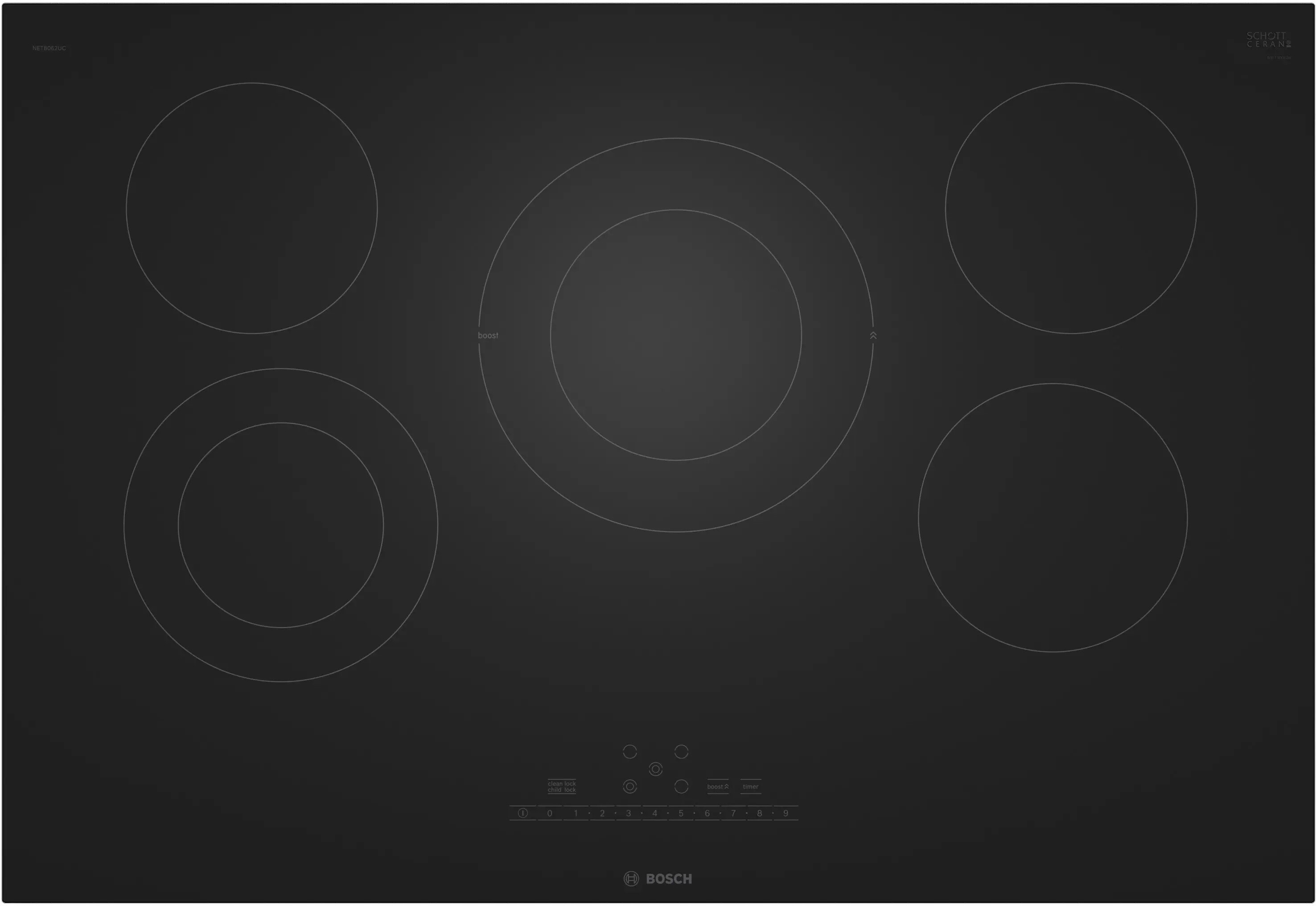 30 Inch Frameless Electric Cooktop