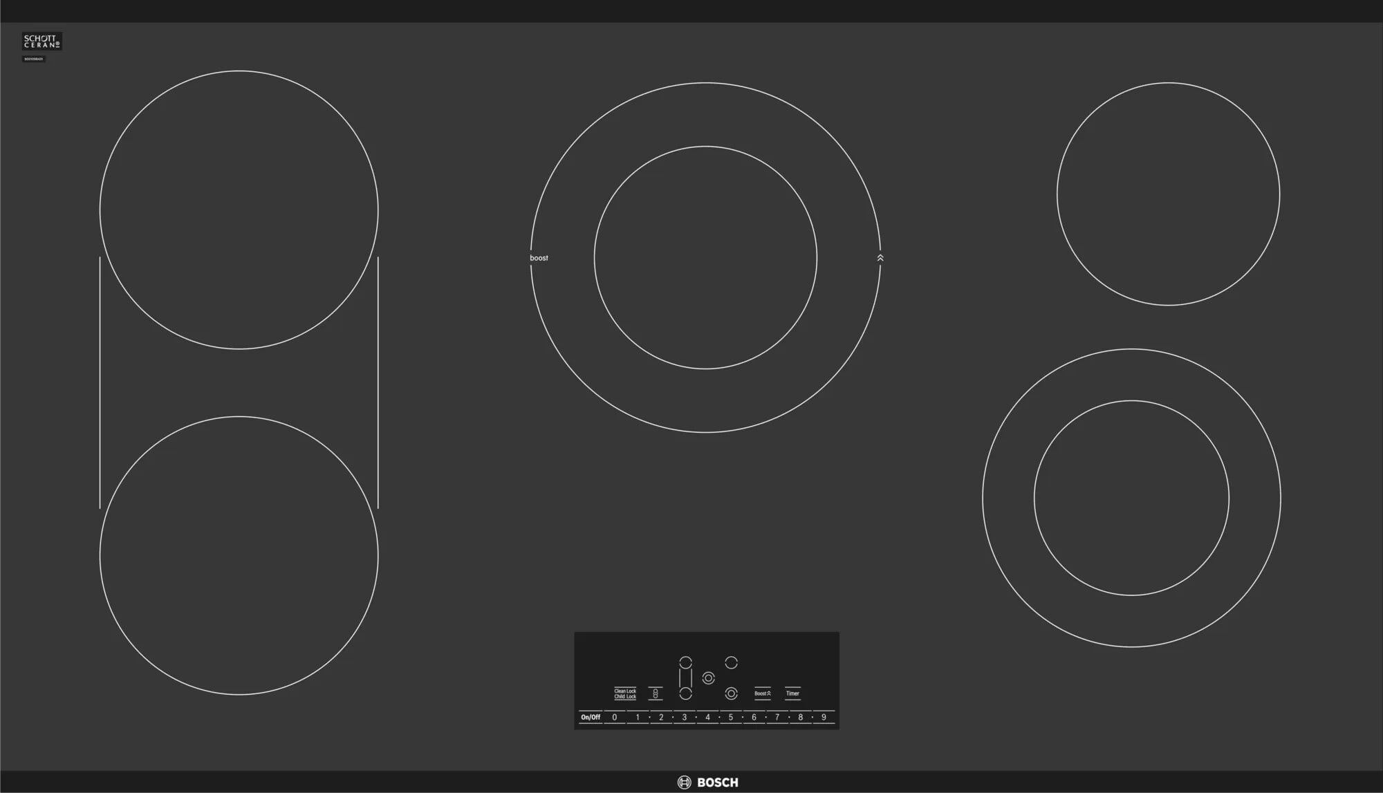 36 Inch Electric Cooktop