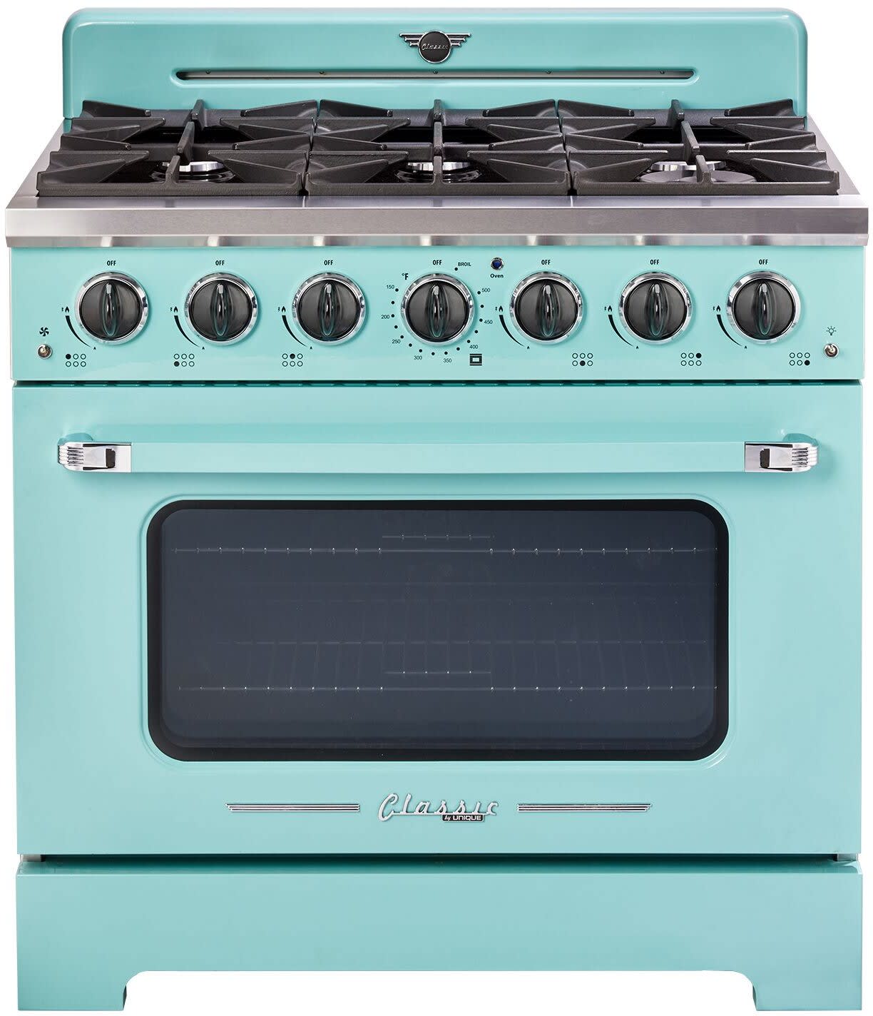 36 Inch Freestanding Retro Gas Range