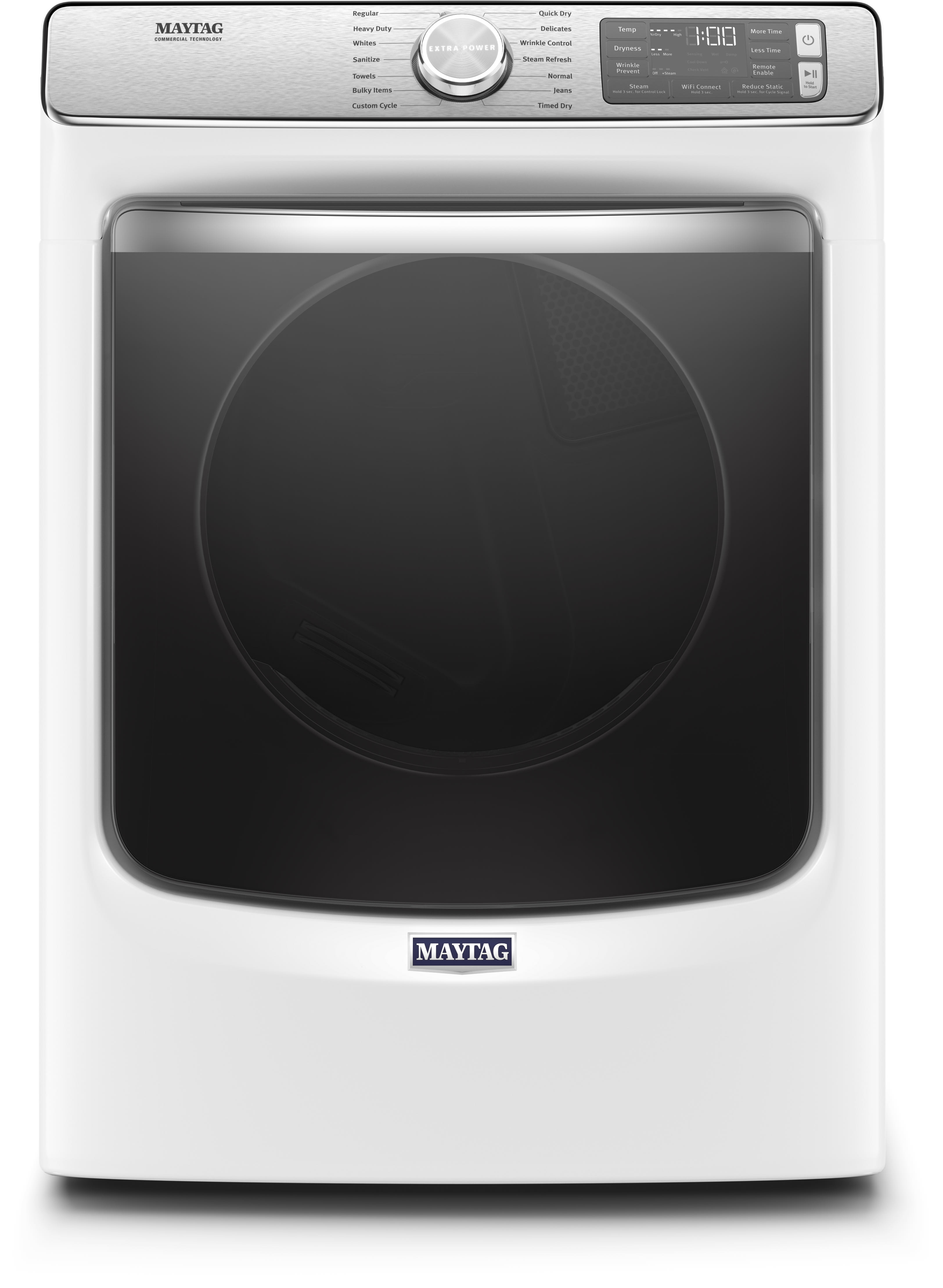 Maytag Mhw8000aw 27 Inch 4 3 Cu Ft Front Load Washer With 11 Wash Cycles 1 400 Rpm Intellitemp Powerwash Cycle Allergen Cycle Advanced Vibration Control Plus And Energy Star Certification White