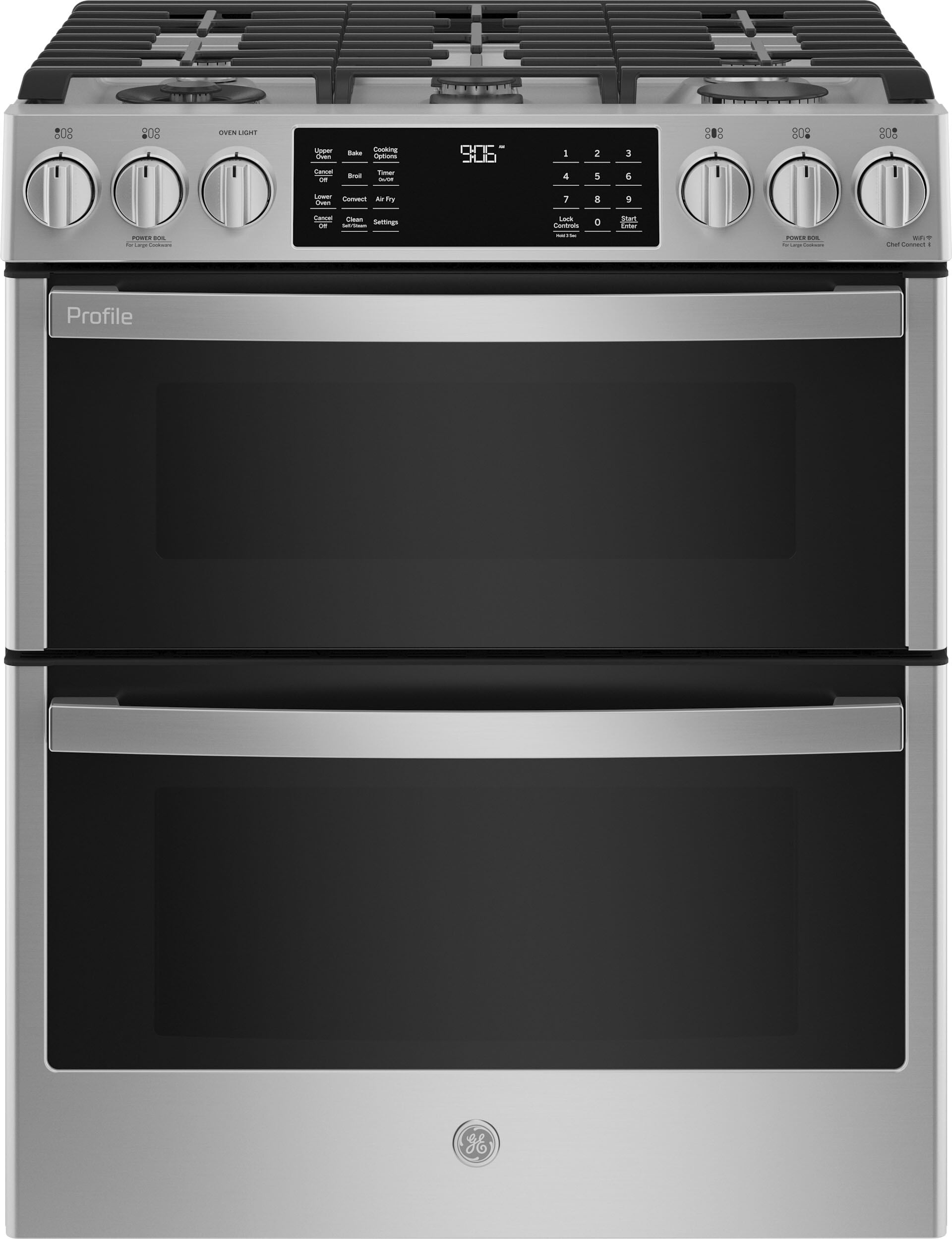 30 Inch Smart Gas Slide In Double Oven Range