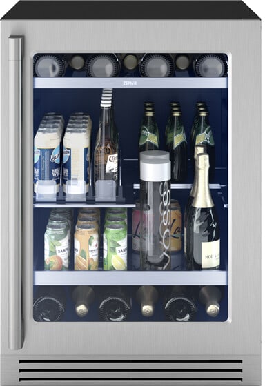 24 Inch Freestanding/Built-In Undercounter Single Zone Beverage Center