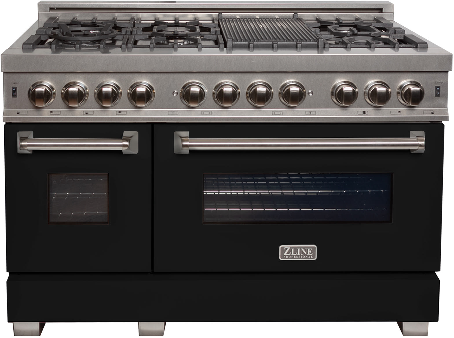 48 Inch Pro-Style Double Oven Dual Fuel Range