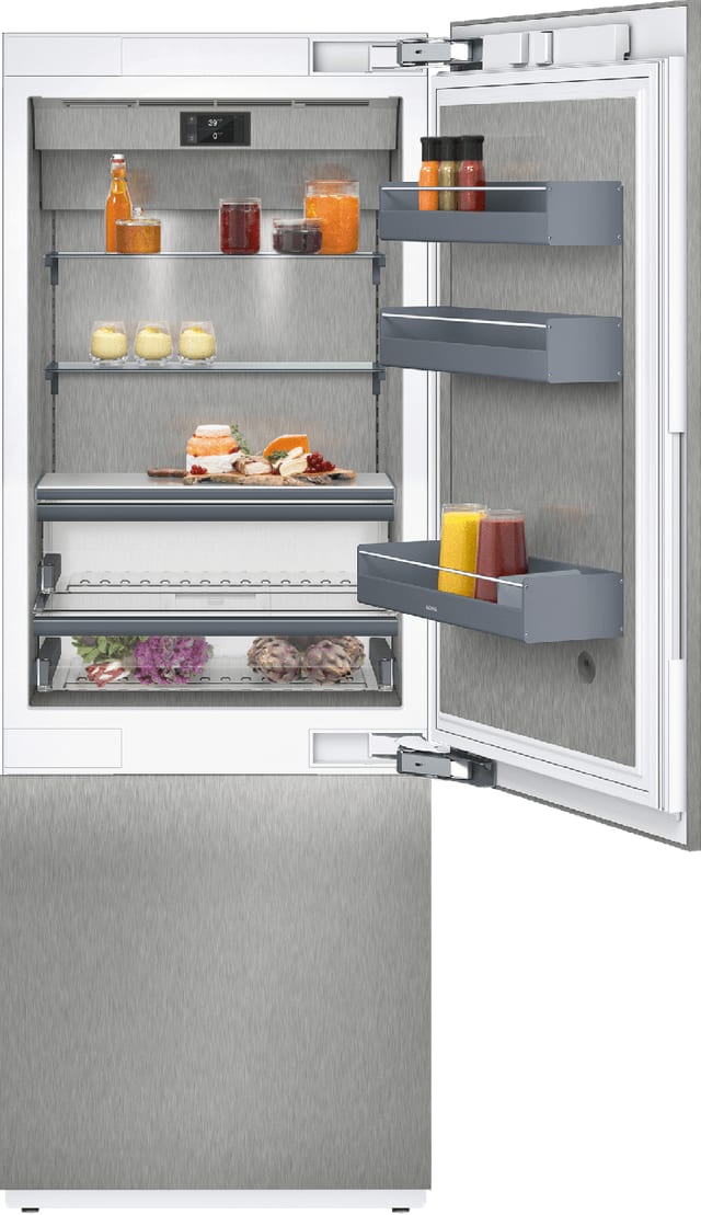 30 Inch Smart Panel Ready Built-In Bottom Mount Refrigerator