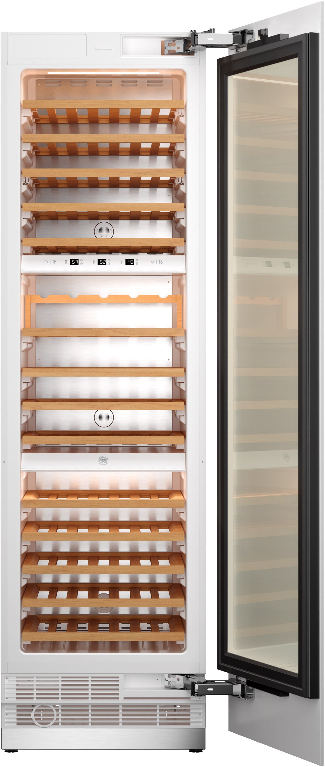 24 Inch Panel Ready Triple Zone Wine Cooler Column