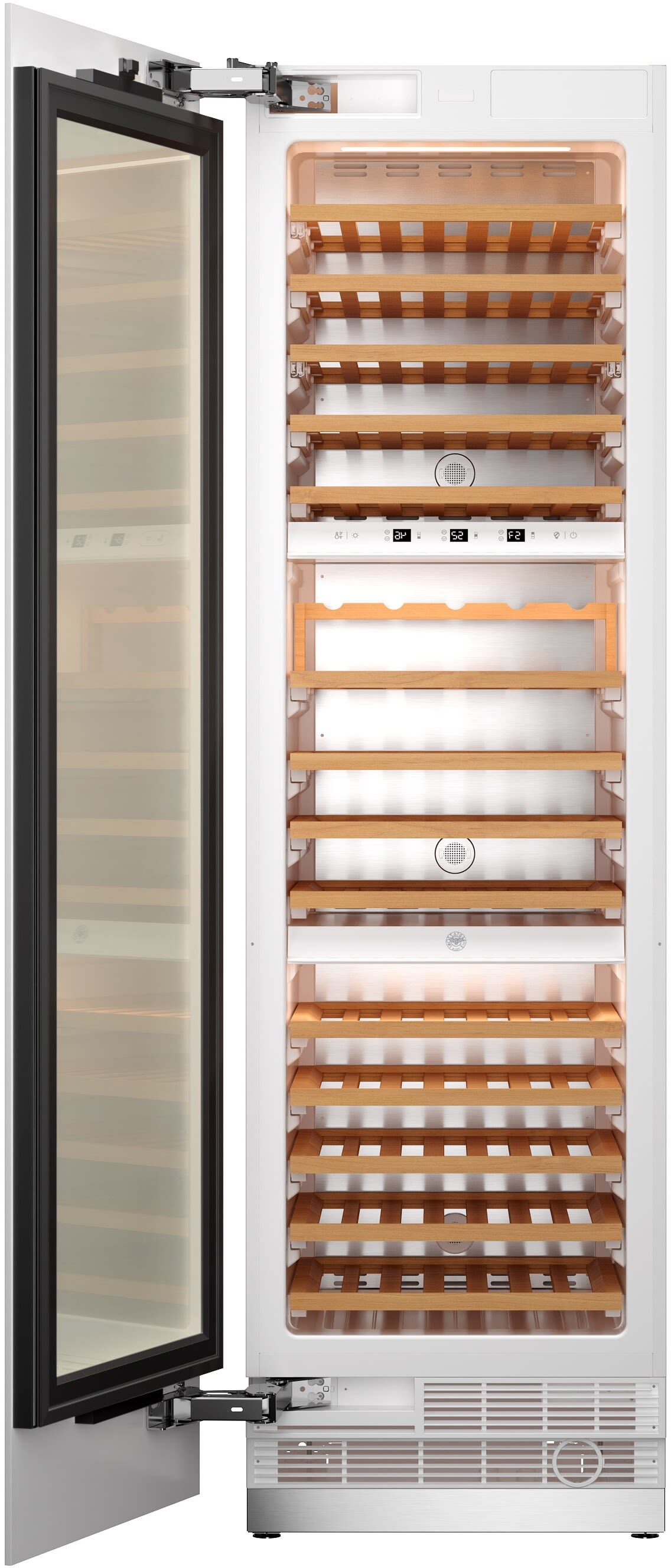 24 Inch Panel Ready Triple Zone Wine Cooler Column