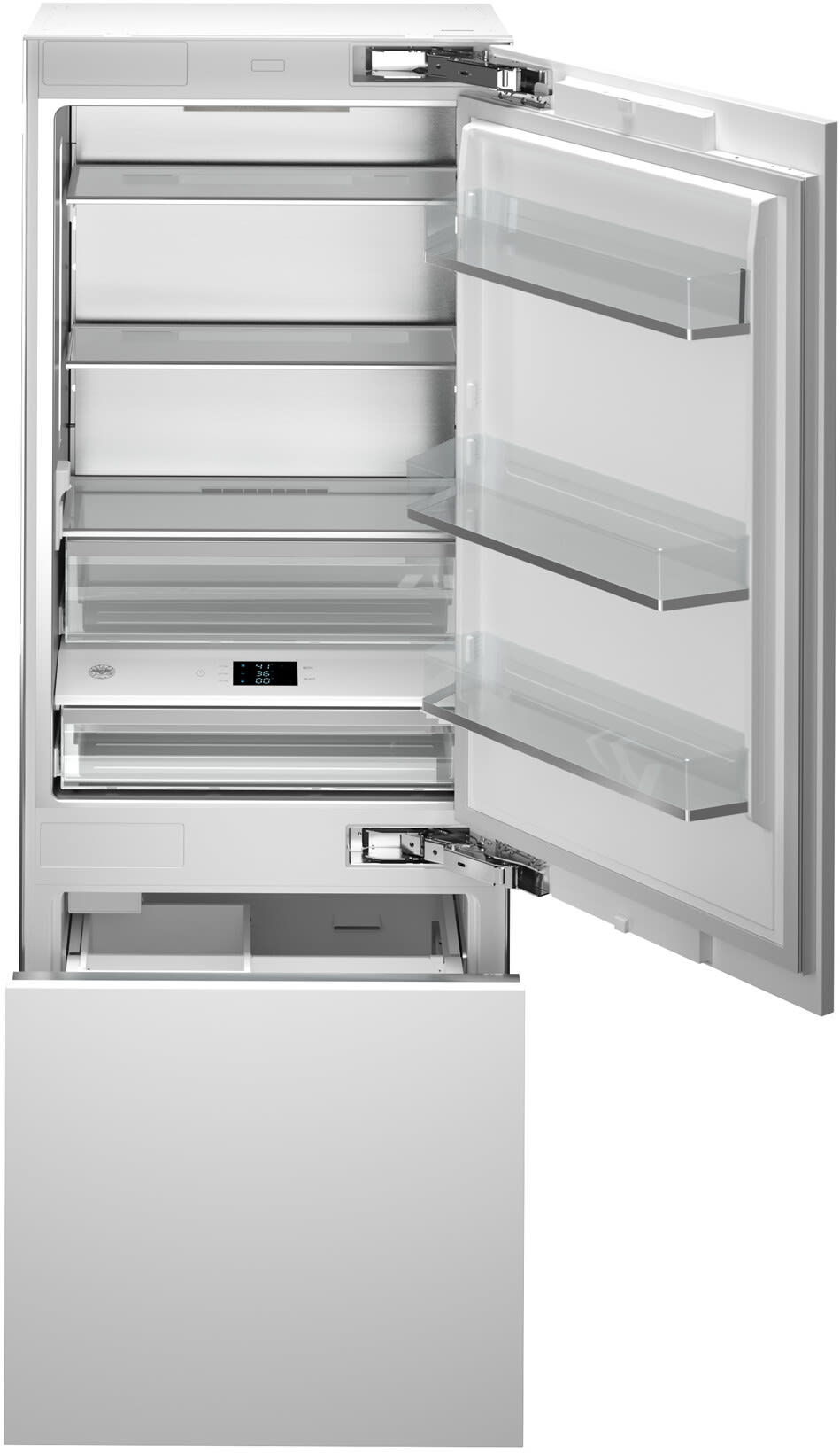 30 Inch Panel Ready Built-In Bottom Mount Refrigerator