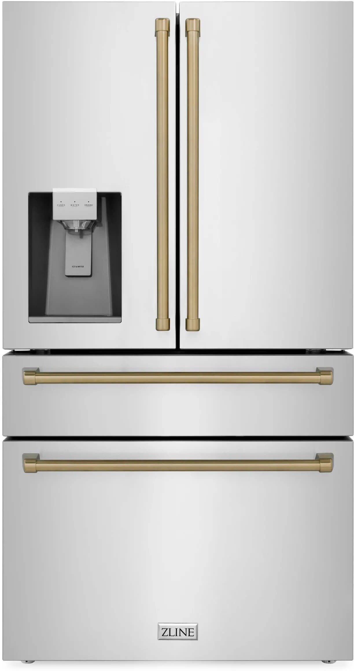 36 Inch Counter-Depth 4-Door French Door Refrigerator
