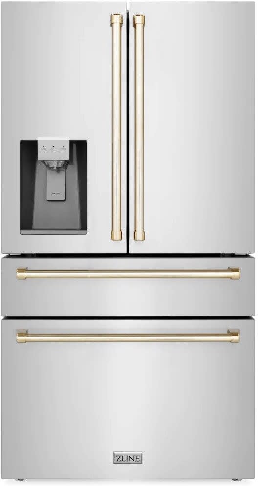 36 Inch Counter-Depth 4-Door French Door Refrigerator