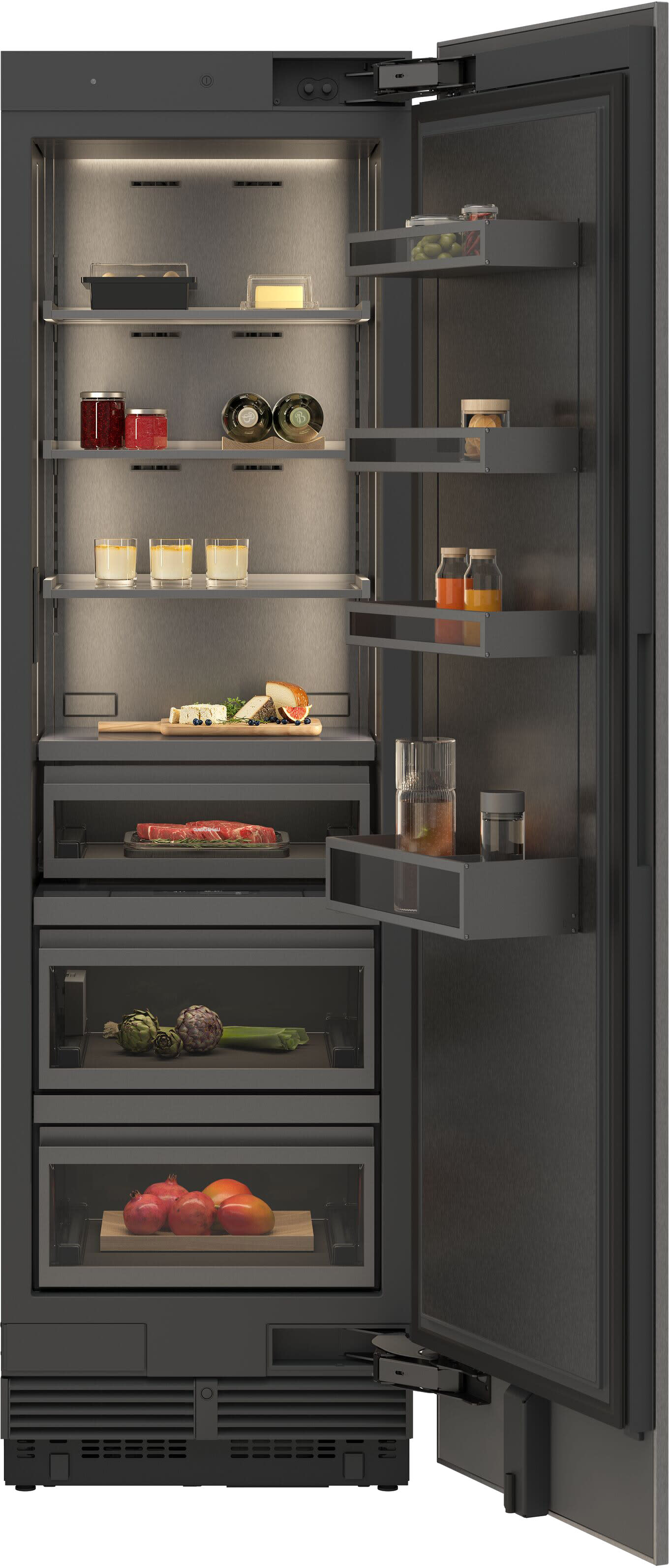 24 Inch Panel Ready Smart Refrigerator Column