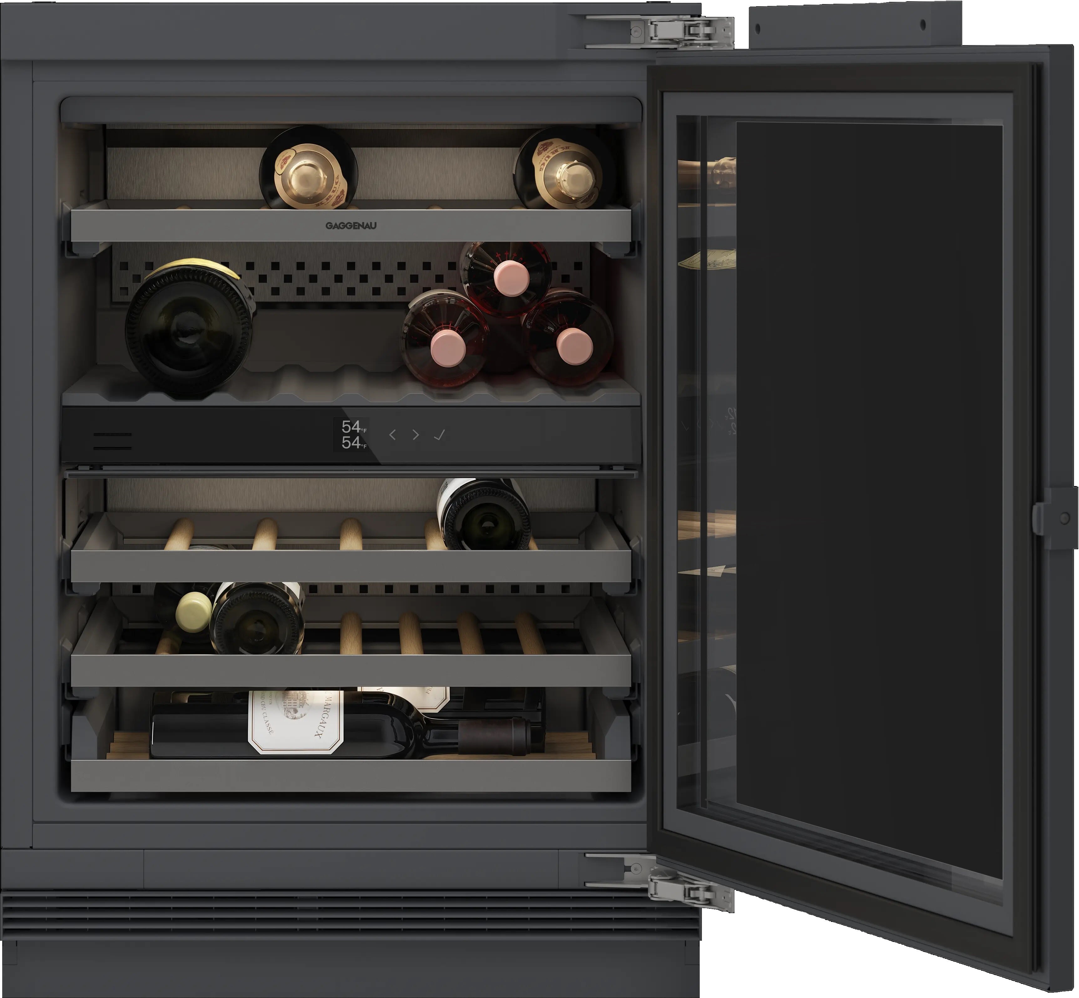 24 Inch Panel Ready Built-In Under-Counter Dual Zone Wine Cooler