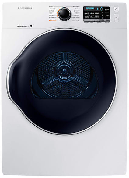 Samsung Ww22k6800aw 24 Inch Front Load Washer With 2 2 Cu Ft Capacity 12 Preset Wash Cycles 8 Wash Options Sanitize Cycle Super Speed 1 400 Rpm Steam Smart Care Self Clean And Vibration Reduction Technology