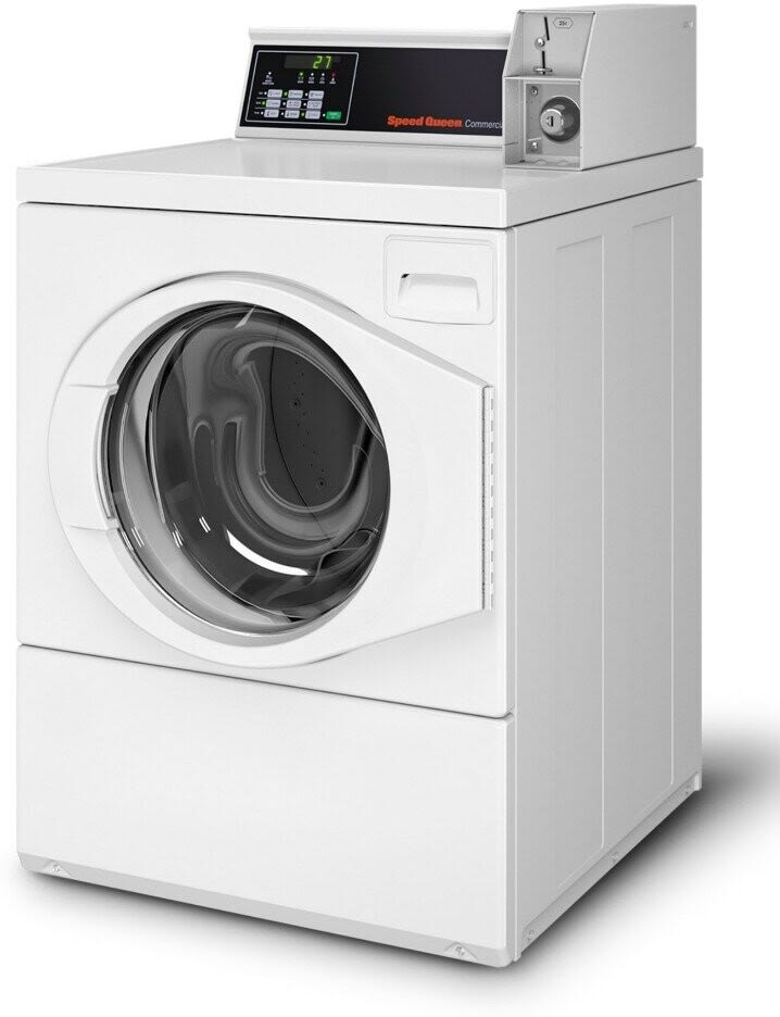 Speed Queen SDET07WF 27 Inch Commercial Electric Dryer with Rear Micro