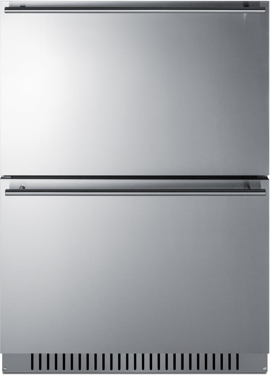 24 Inch Outdoor Double Drawer Refrigerator