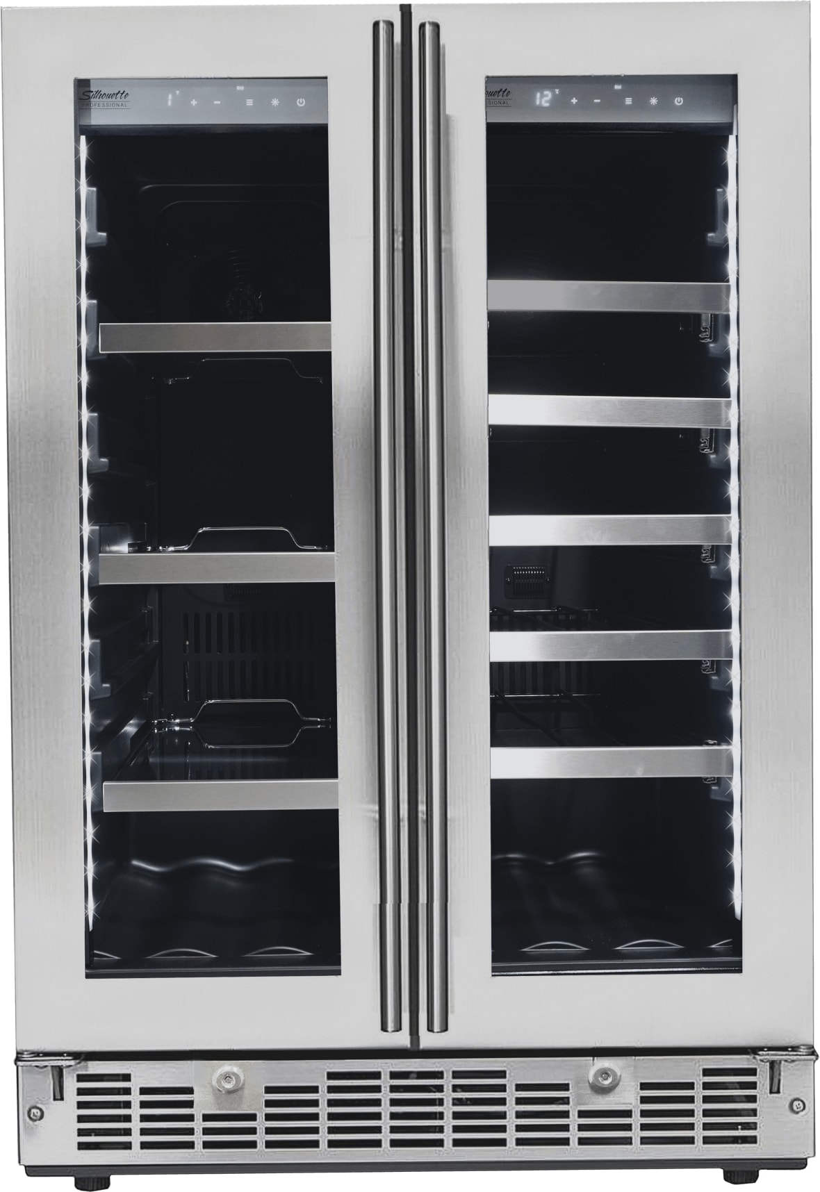 24 Inch Lorraine French Door Built In Beverage Center
