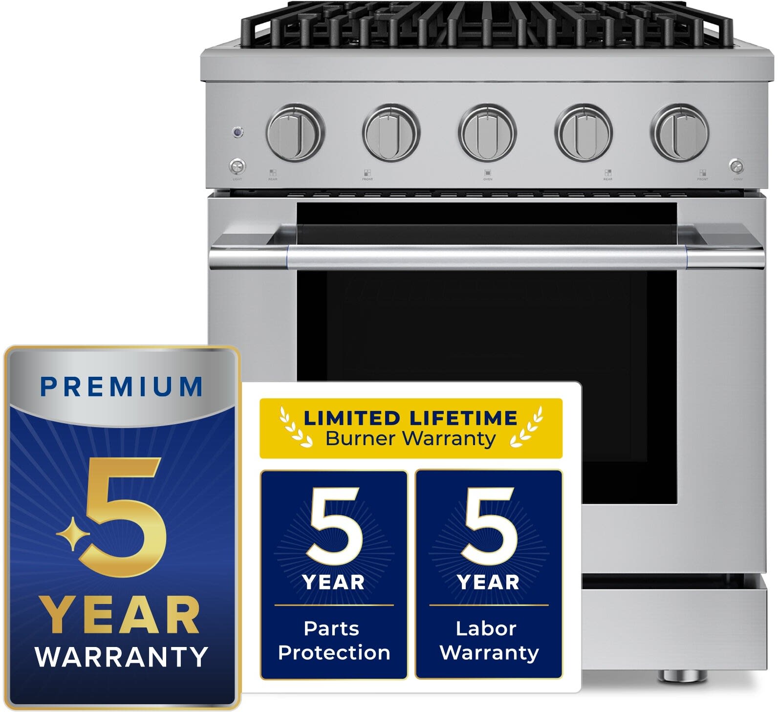 30 Inch Freestanding Dual Fuel Range