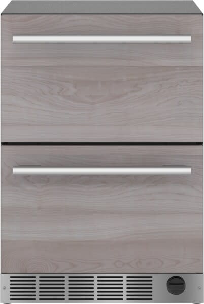 24 Inch Built-In Undercounter Double Drawer Freezer Refrigerator