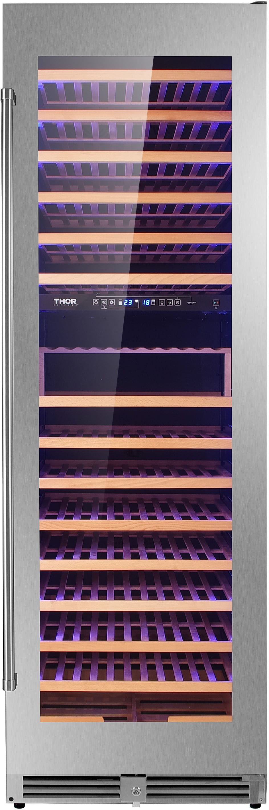 24 Inch Freestanding Dual Zone Wine Cooler