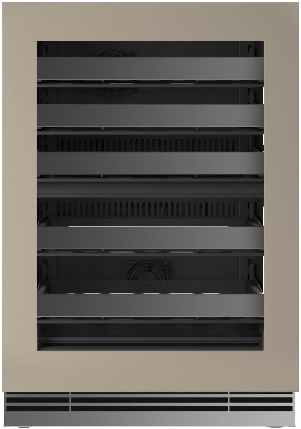 U-Line URBD324IG01A 24 Inch Dual Zone Beverage Center with 4.9 cu