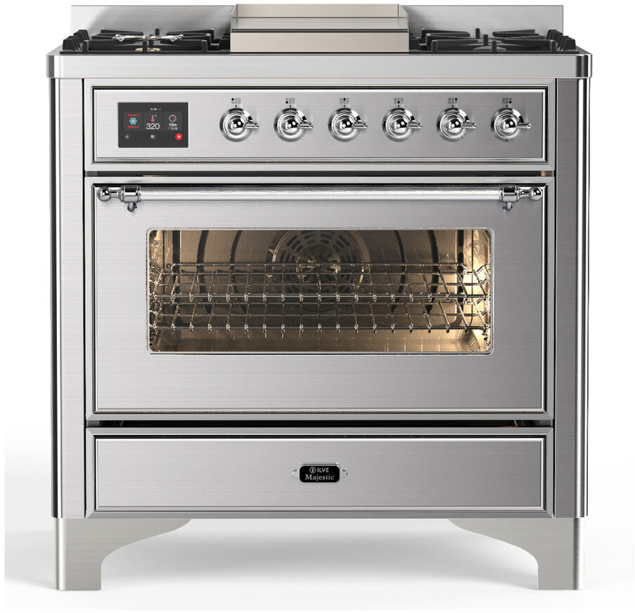 36 Inch Freestanding Dual Fuel Range