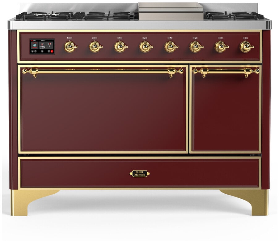 48 Inch Freestanding Solid Door Dual Fuel Range