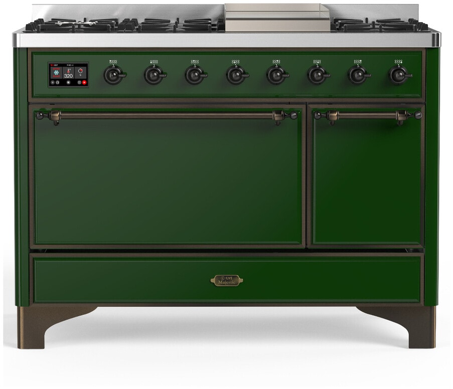 48 Inch Freestanding Solid Door Dual Fuel Range
