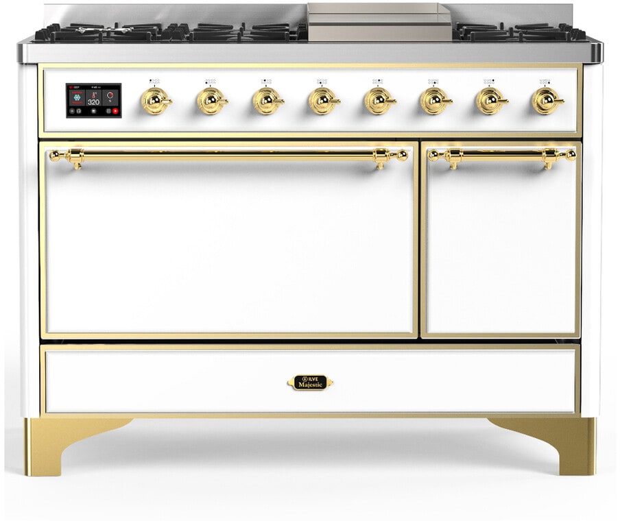 48 Inch Freestanding Solid Door Dual Fuel Range