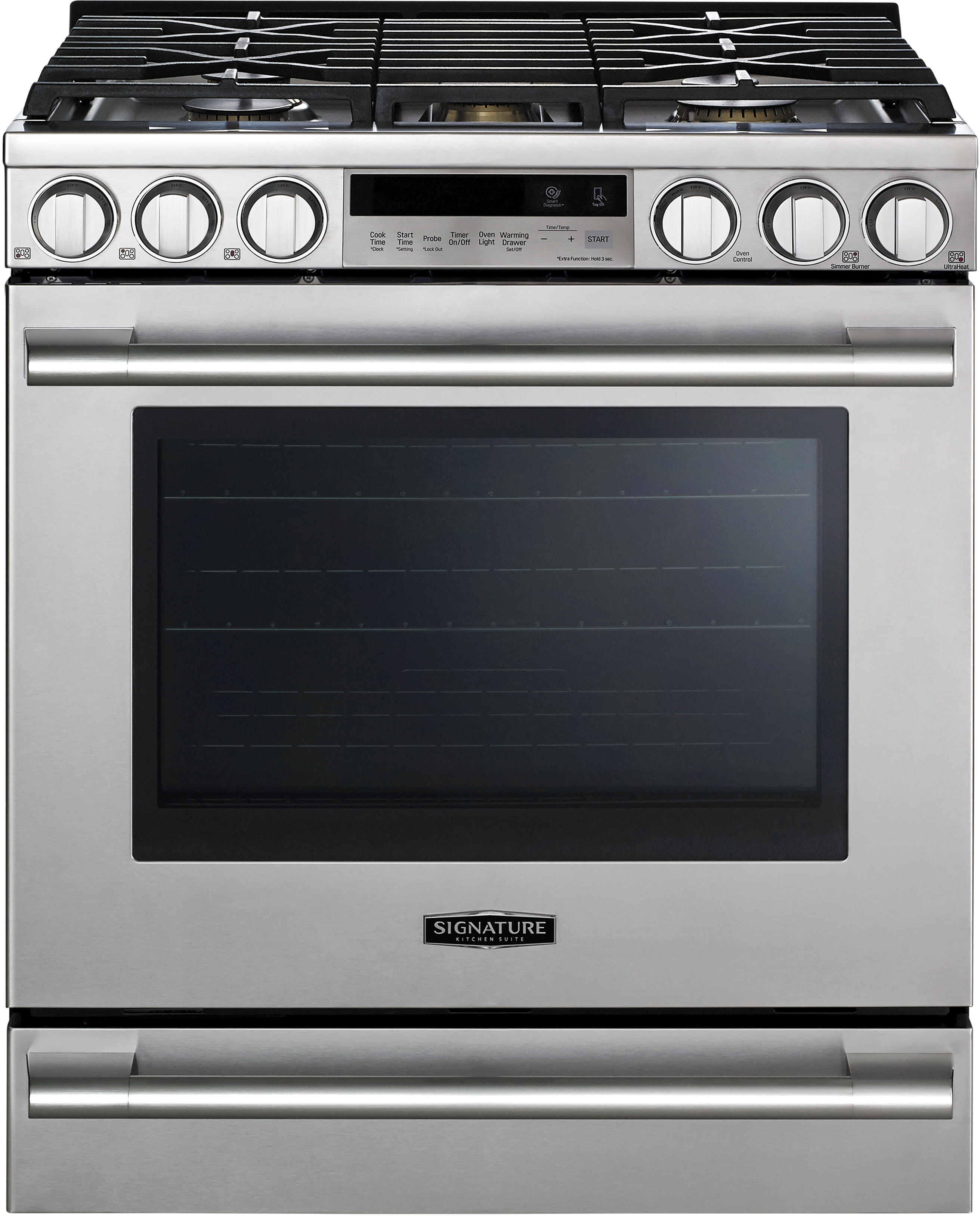 30 Inch Smart Slide-in Gas Range