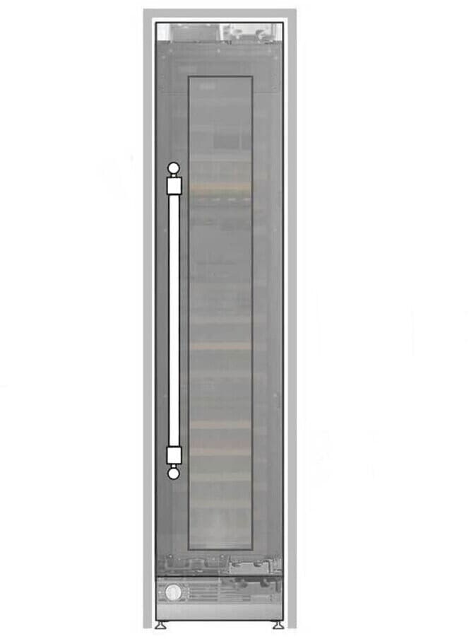 18 Inch Panel Ready Triple Zone Wine Column