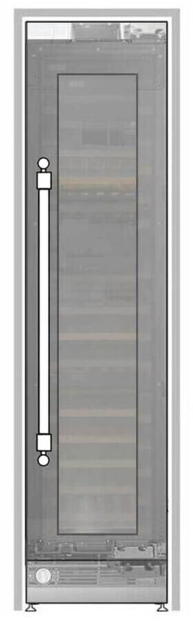 24 Inch Panel Ready Triple Zone Wine Column