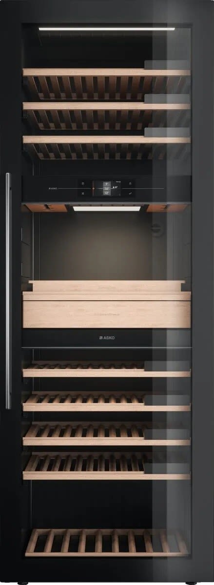 27 Inch Freestanding Tri-Zone Smart Wine Storage Refrigerator