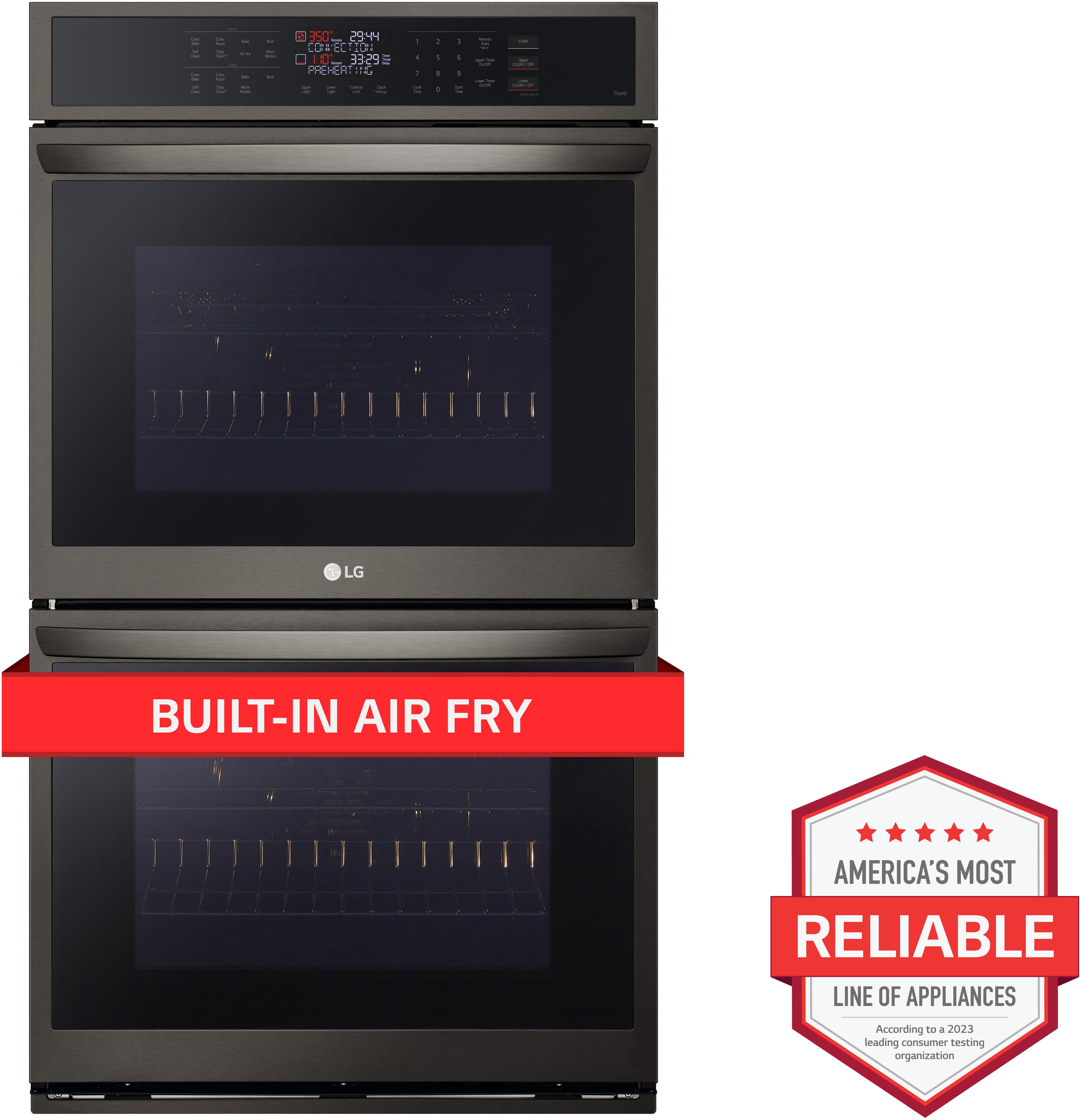 30 Inch Double Electric Smart Wall Oven