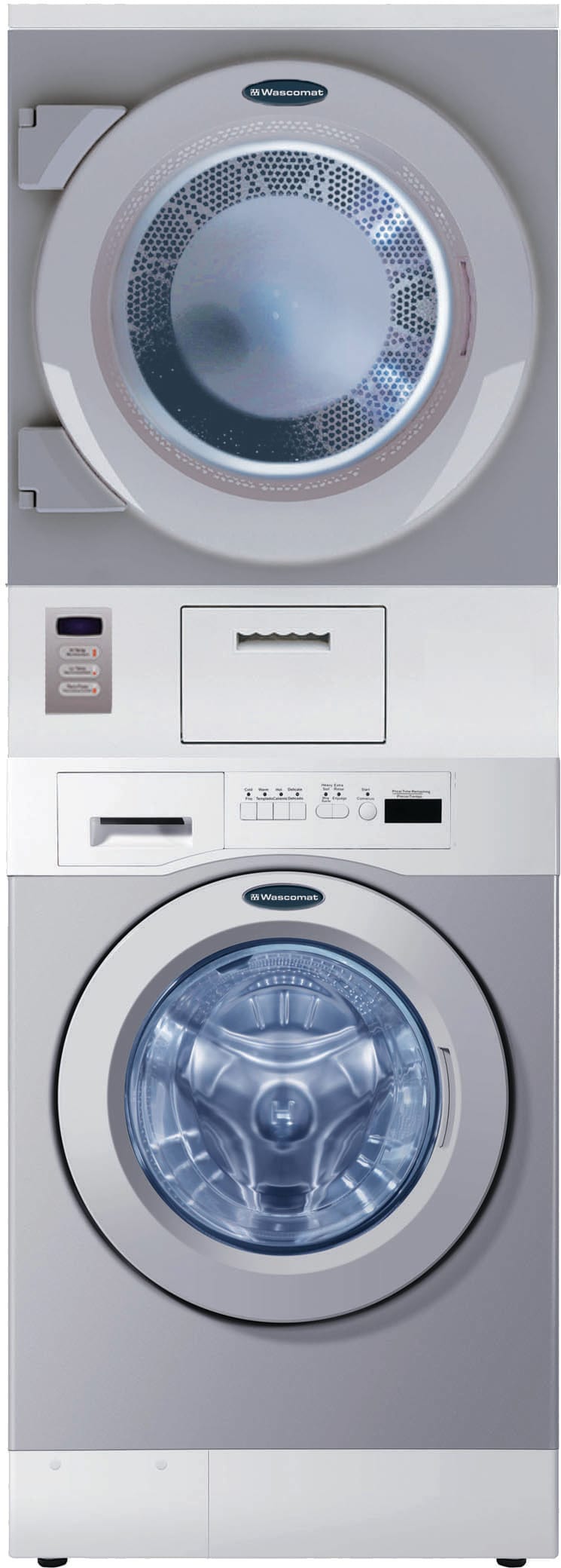 Crossover DAWS2GNM 27 Inch Stacked Commercial Gas Dryers with 15,000