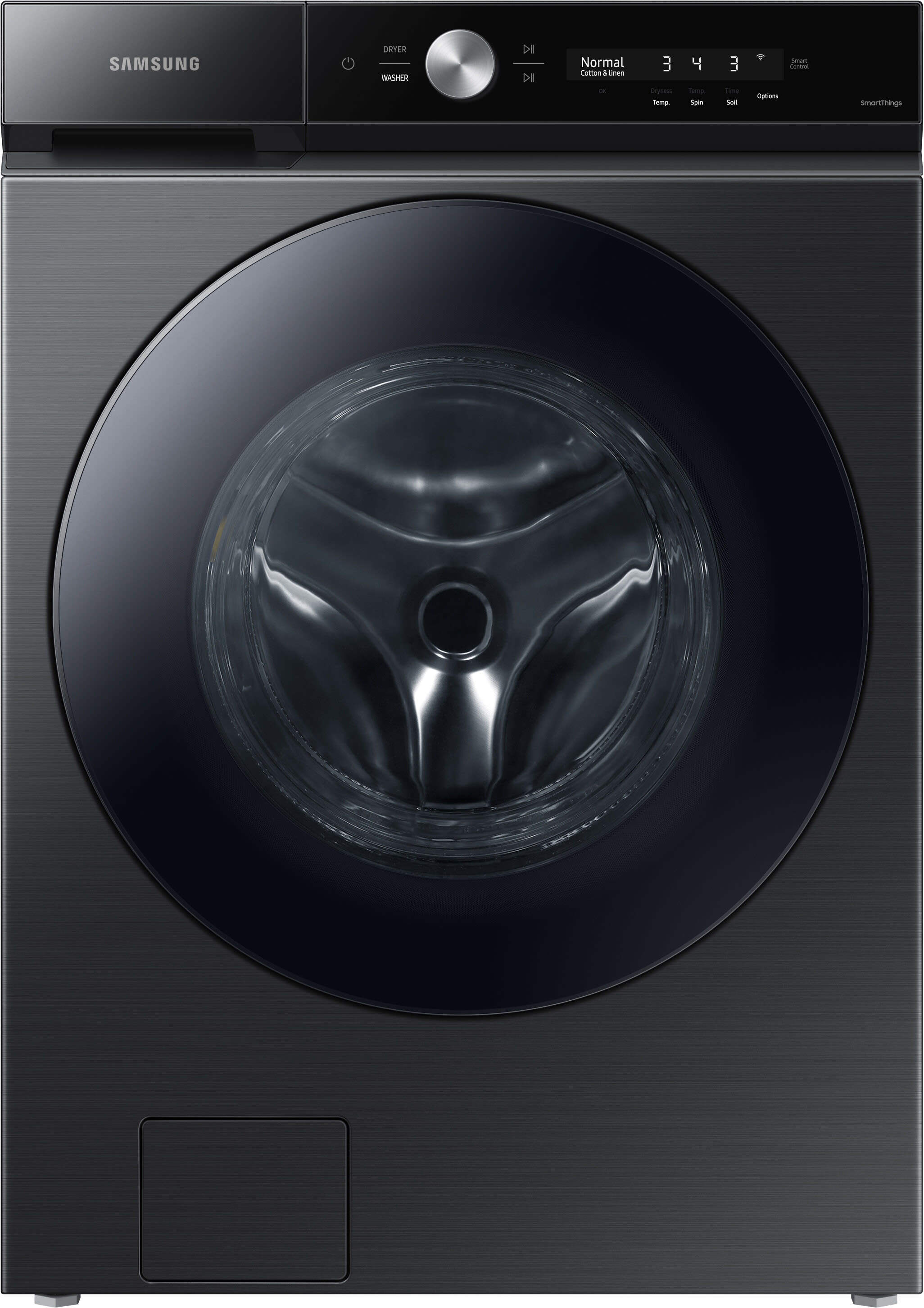 Samsung DVE53BB8700V 27 Inch Electric Smart Dryer with 7.6 Cu.Ft. Capacity, AI Smart Dial, Super