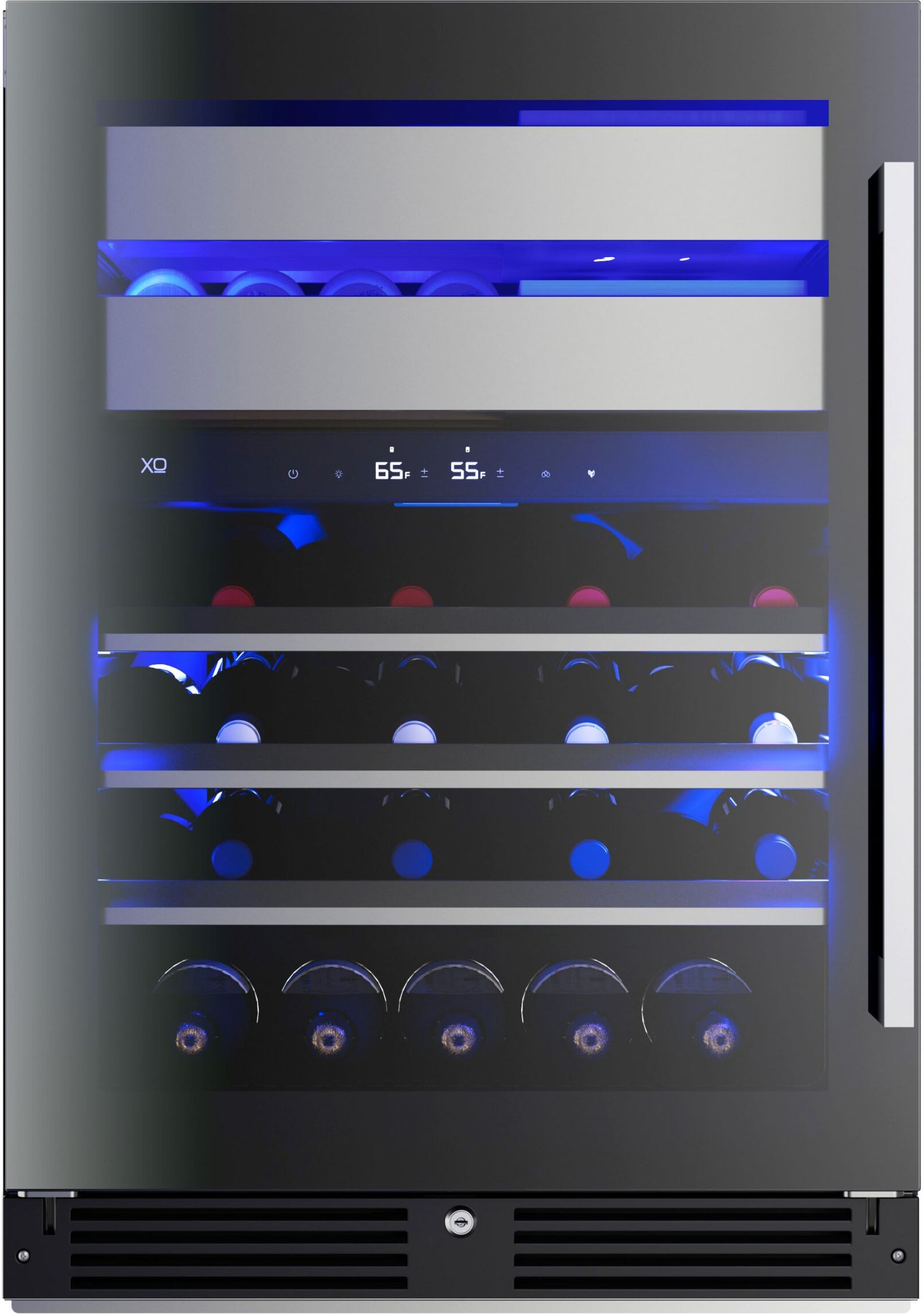 24 Inch Undercounter Dual Zone Wine and Weed Preservation System