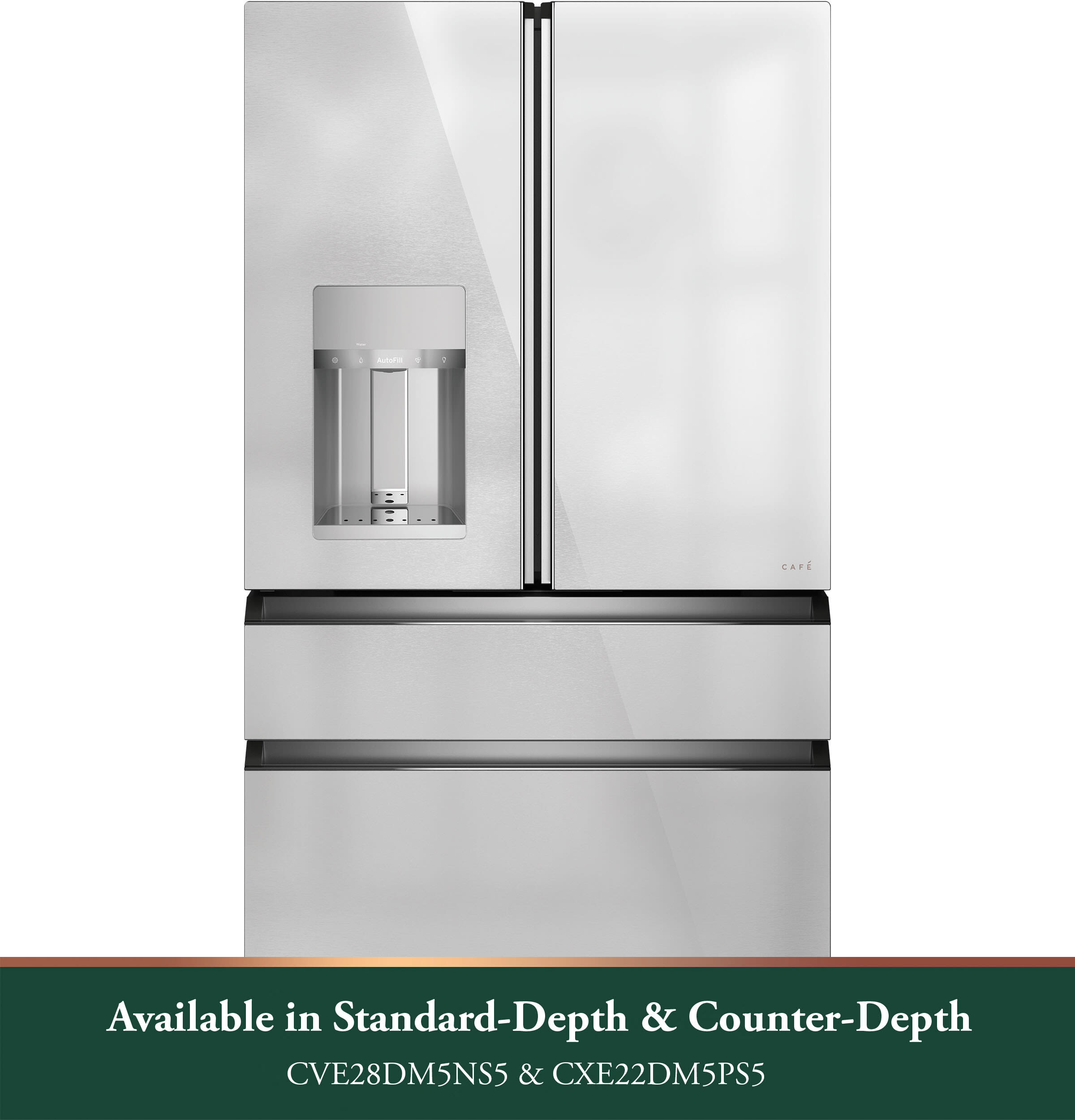 36 Inch Smart 4-Door French-Door Refrigerator