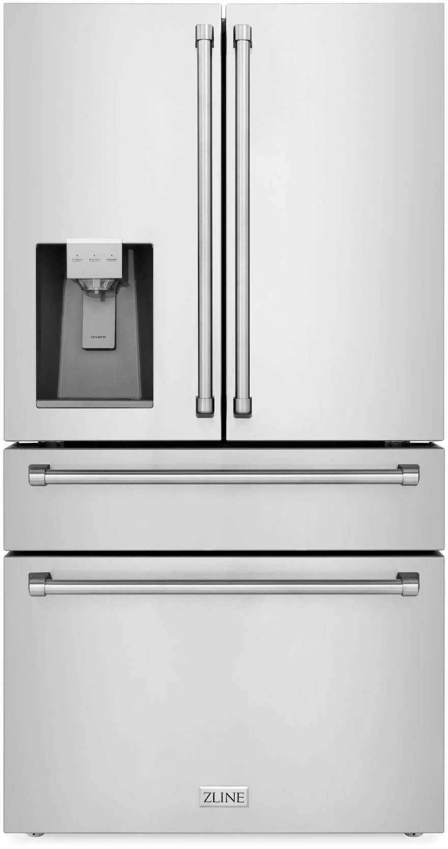 36 Inch Counter Depth 4-Door French Door Refrigerator