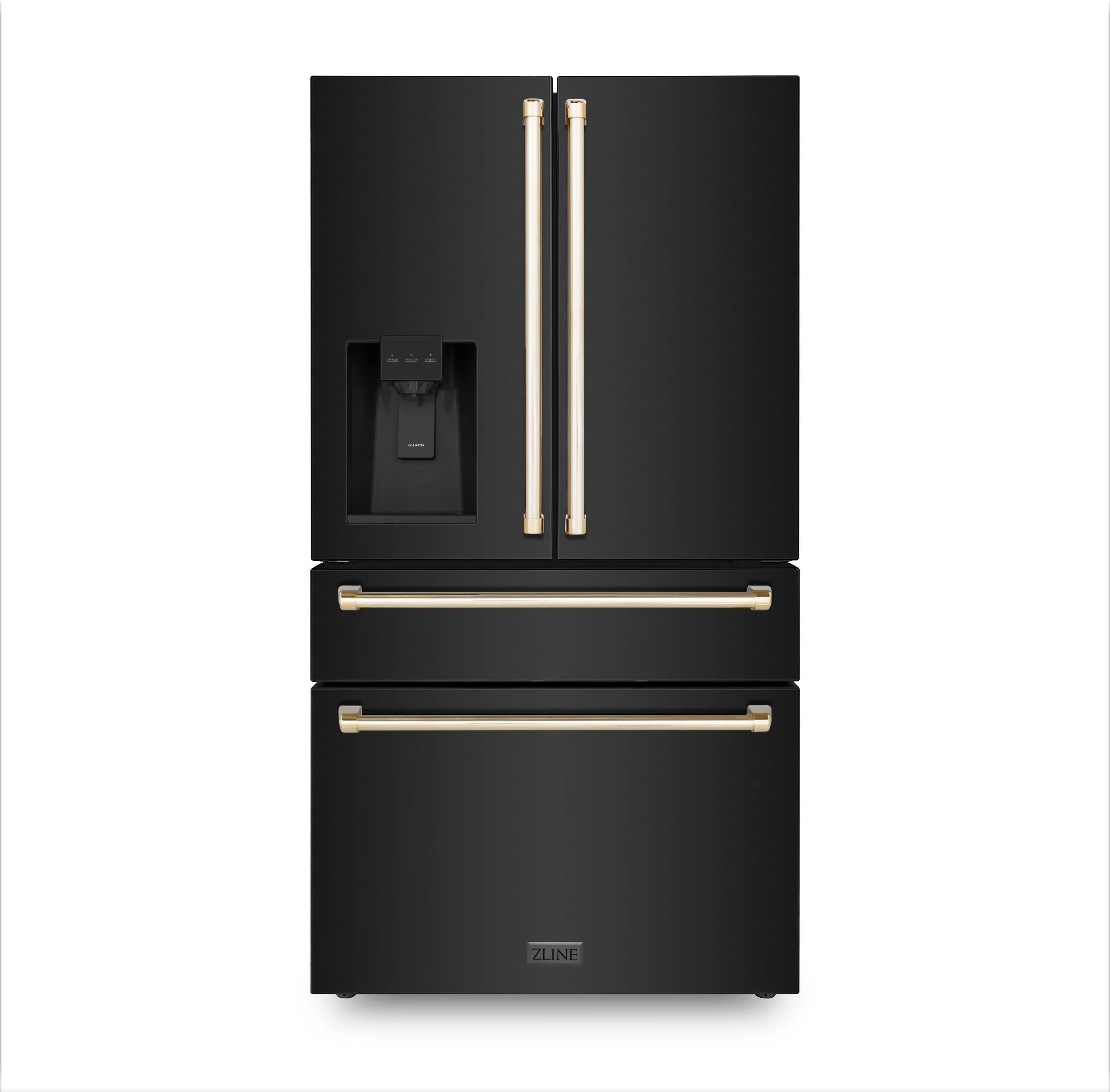 36 Inch Counter-Depth 4-Door French Door Refrigerator
