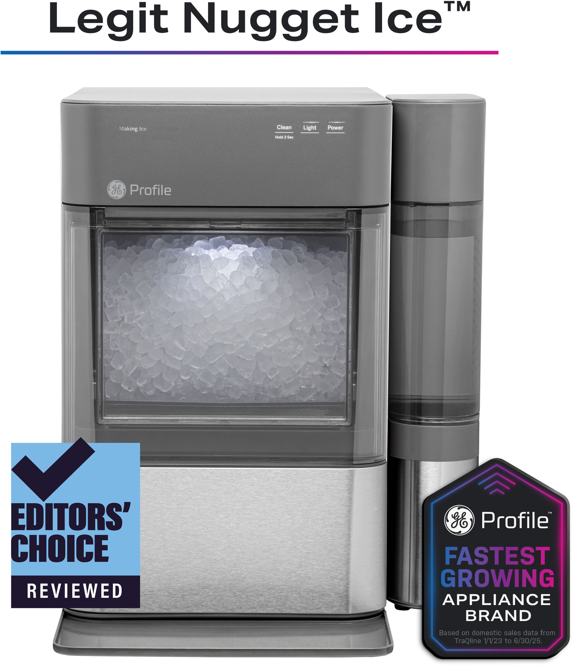 13 Inch Smart Nugget Countertop Ice Maker