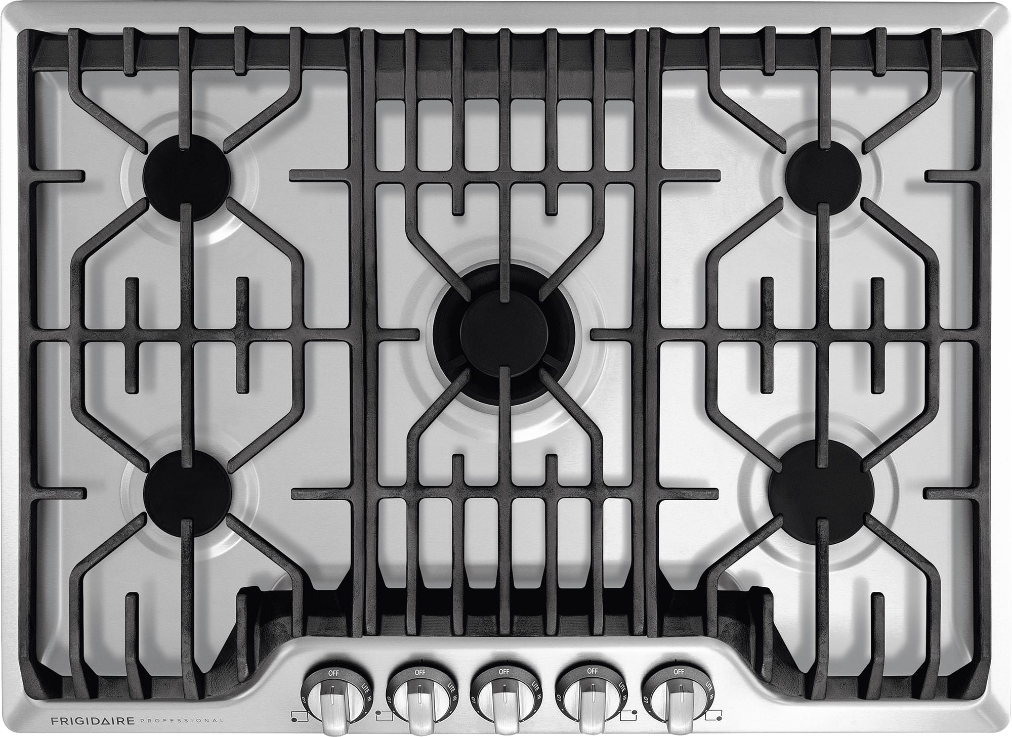 Viking VGSU5366BSS 36 Inch Gas Cooktop with Continuous Grates, Child-Proof  Knobs, SureSpark Ignition, 6 Sealed Burners and 18,000 BTU: Natural Gas