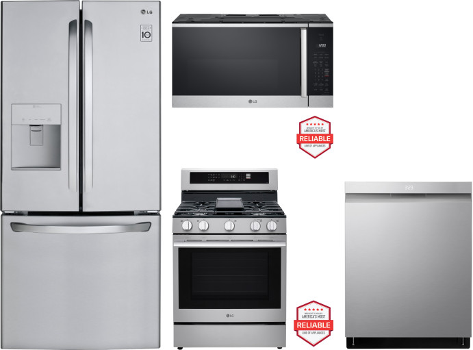 Collage of LFDS22520S, LRGN6325X, LDPS6762S, MVEM1825X