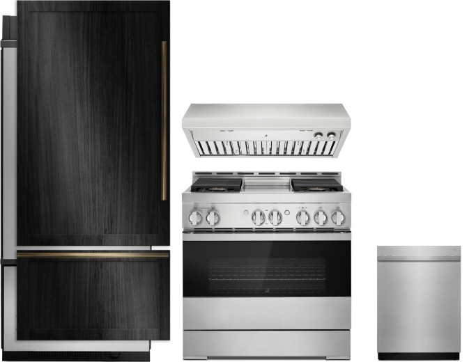 Collage of JB36NXFXLE, JXU9136HP, JGRP536HM, JDTS3924SM